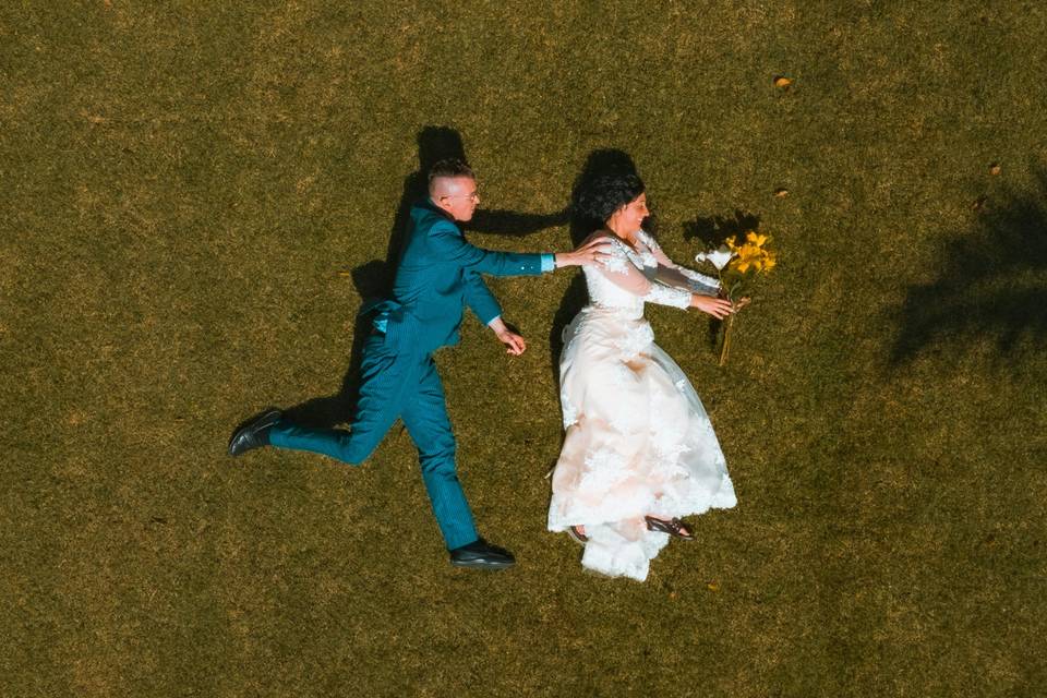 Bride and groom