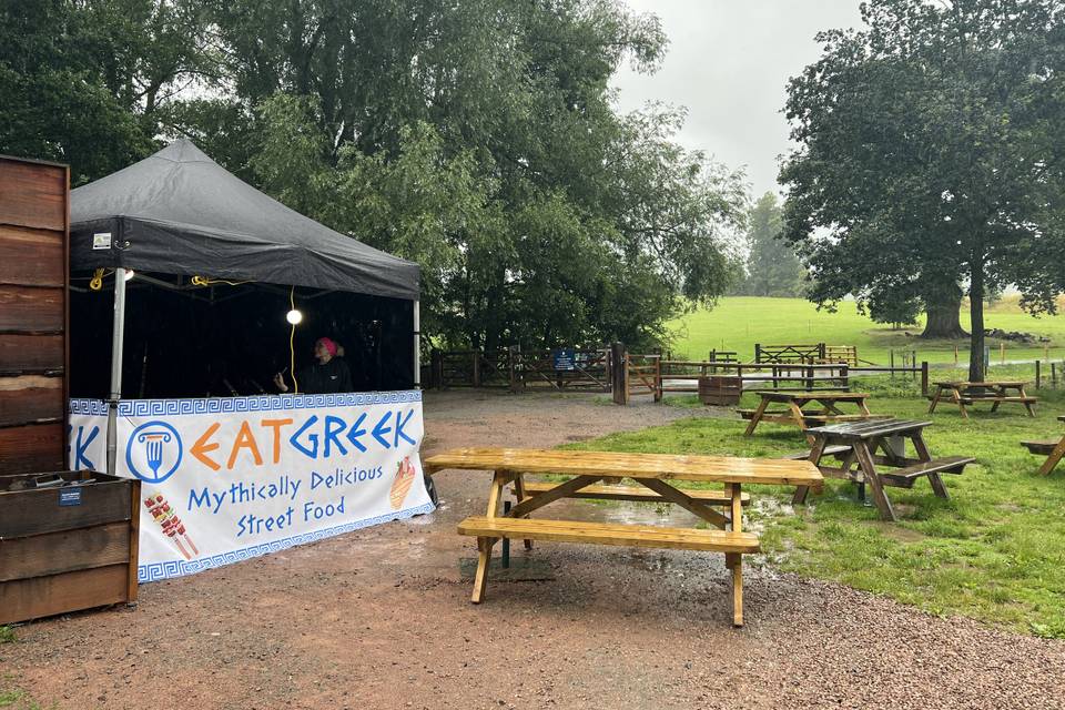 Street food stall