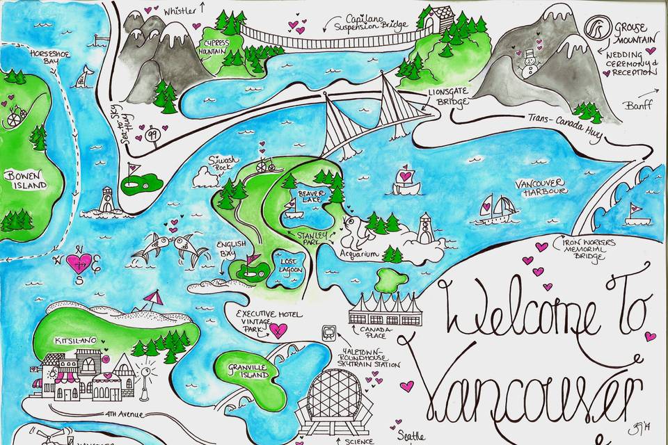 Pretty on Paper- Designer Maps by Zoe