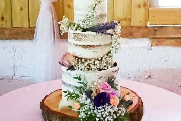 Ivory wedding sugar flowers