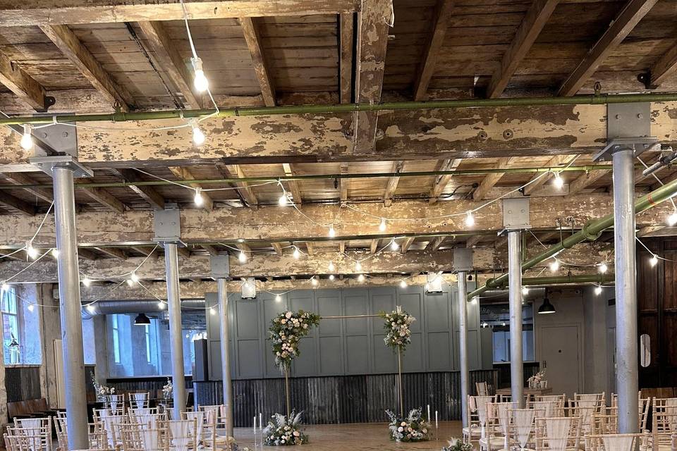 Ceremony set up