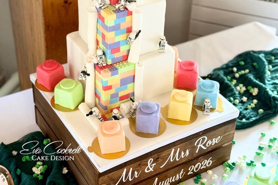 Lego inspired cake Woburn