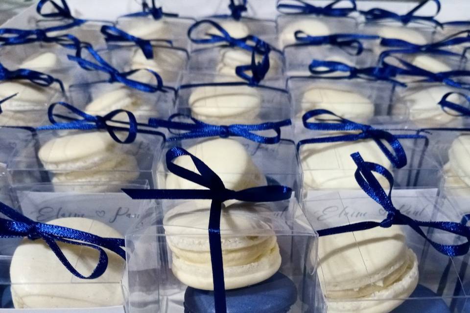 French Macarons wedding favour