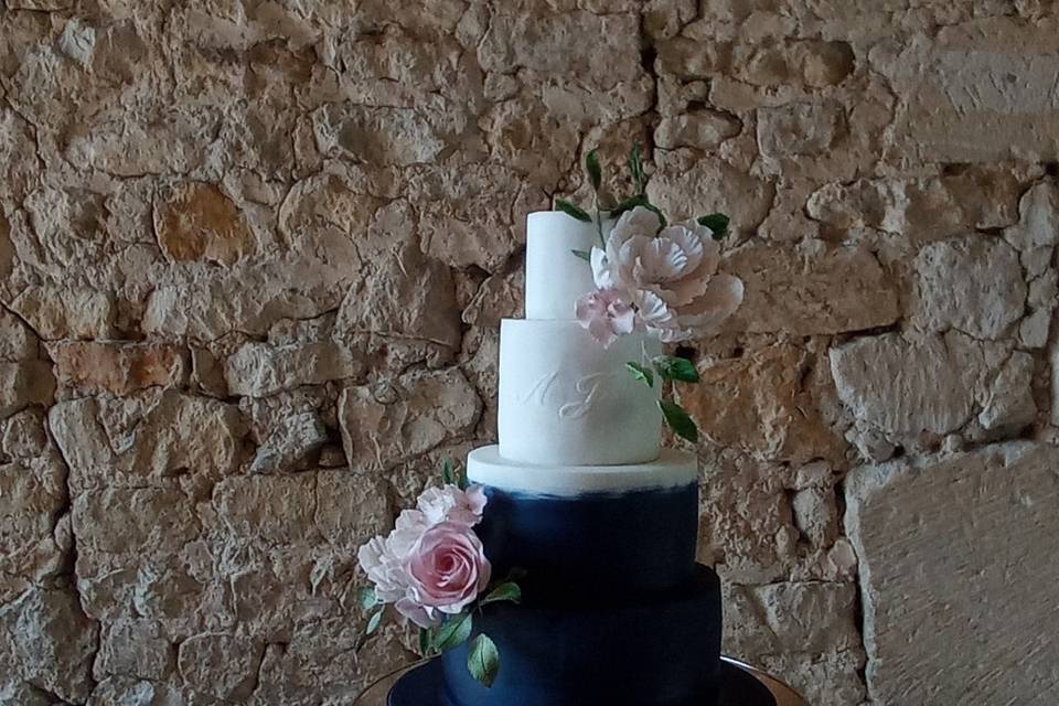 Navy blue wedding