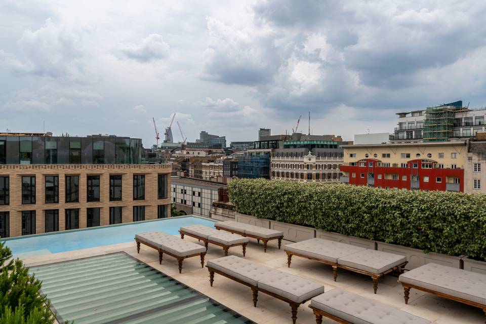 Rooftop pool