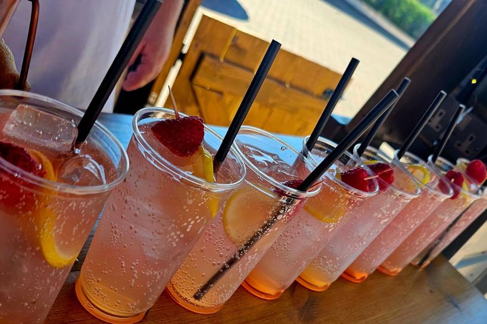 Raspberry limonade