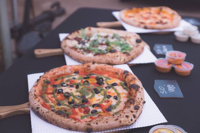 A selection of our pizza's