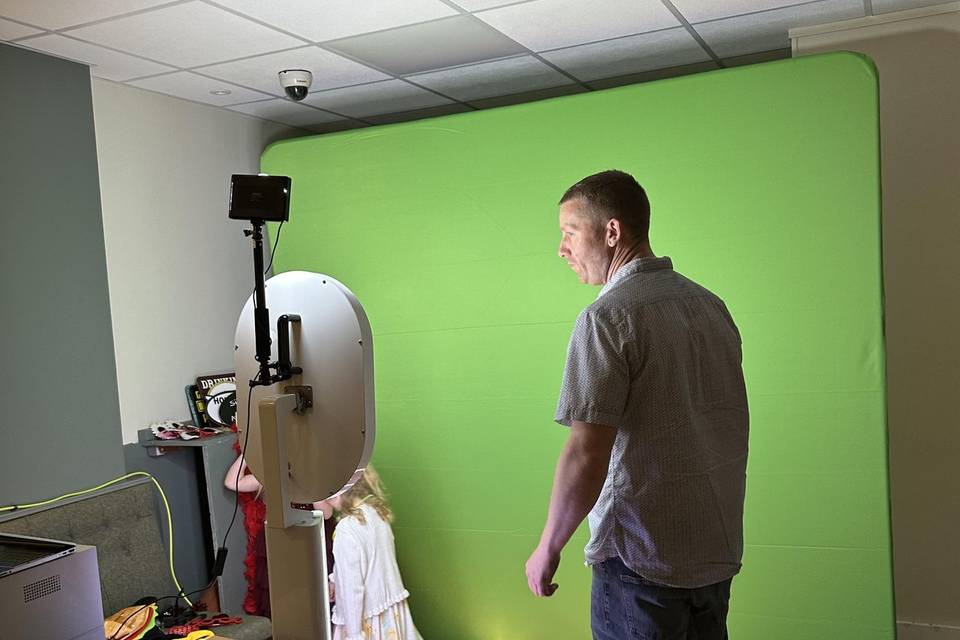 Green screen backdrop