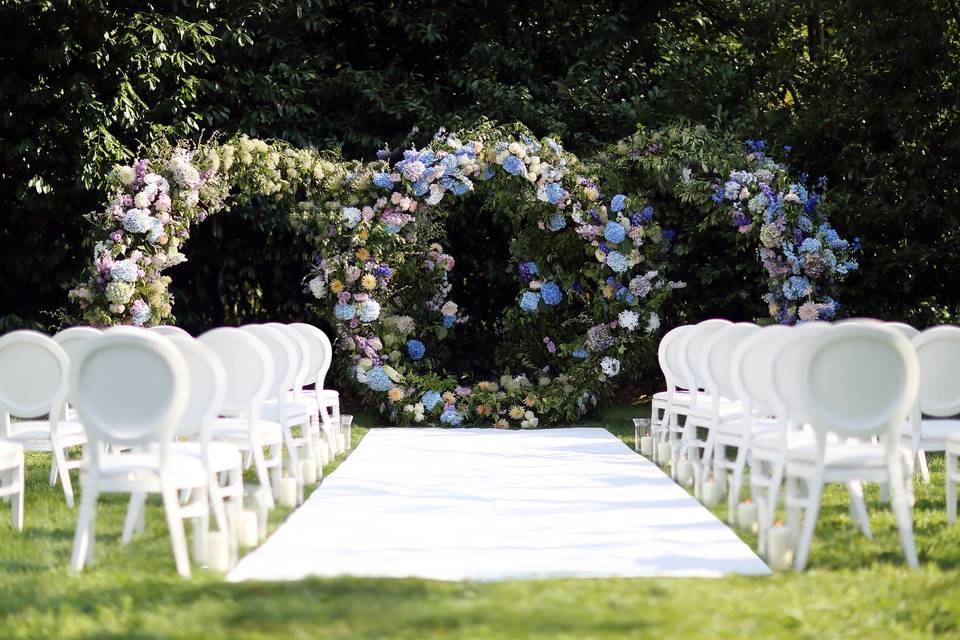 White Louis chairs