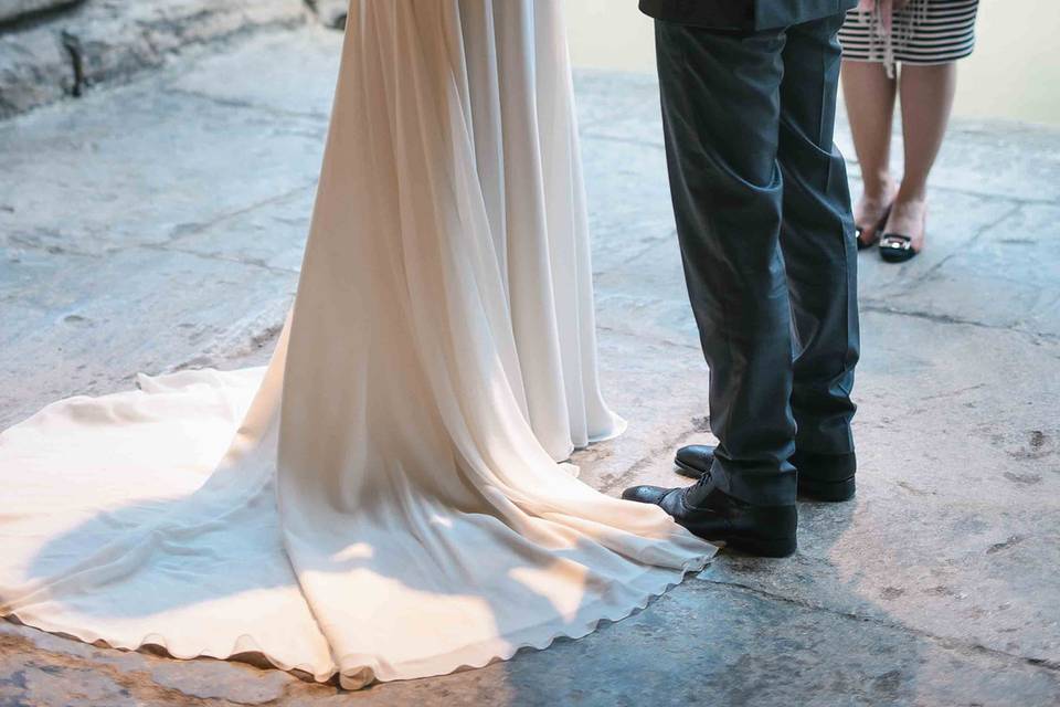 Roman Baths Winter Wedding