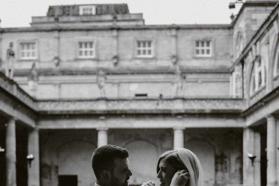 Roman Baths Sunrise Wedding