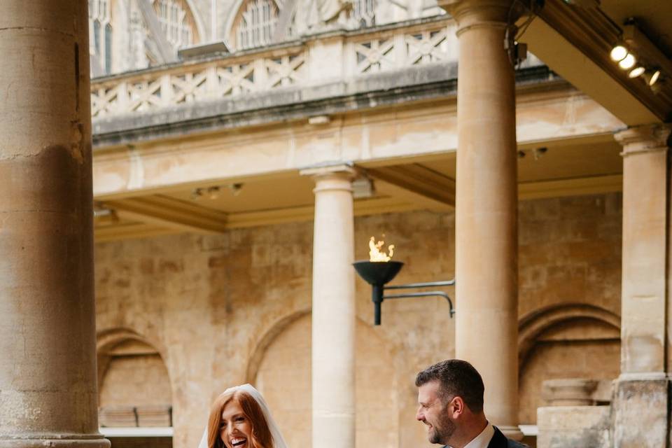 Roman Baths Sunrise Wedding