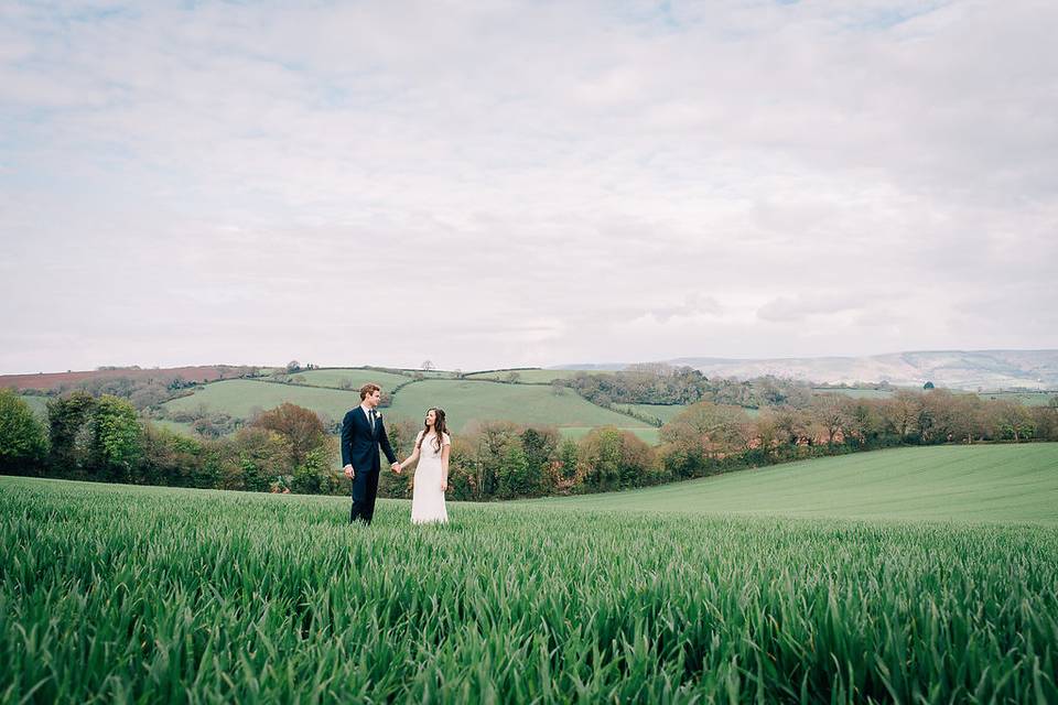 Springtime Somerset Wedding