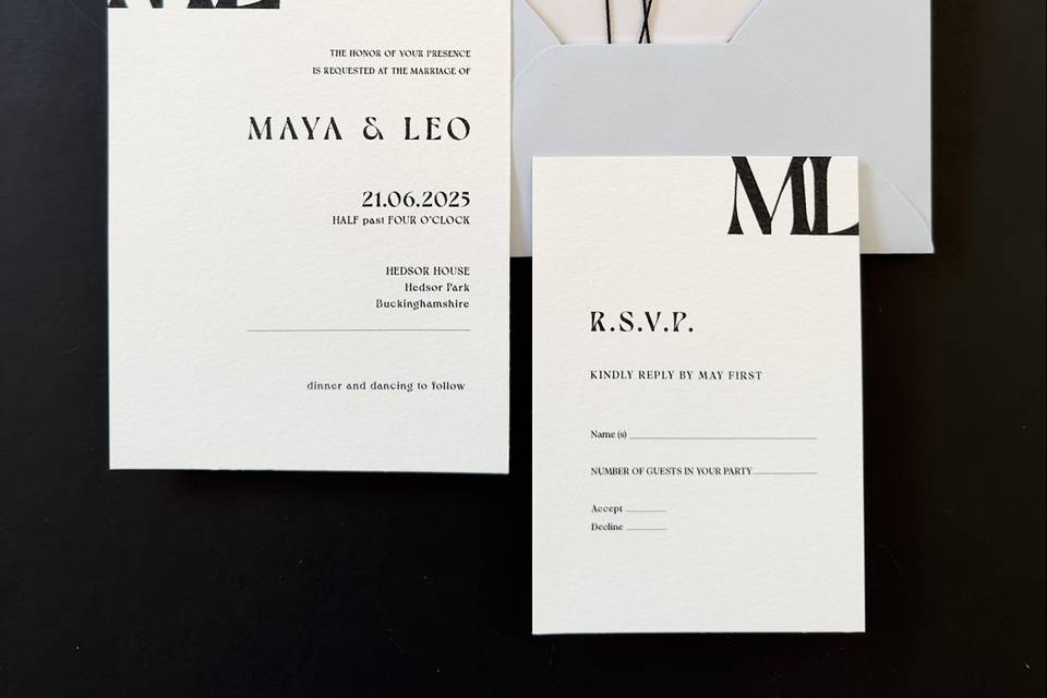 Invitation suit