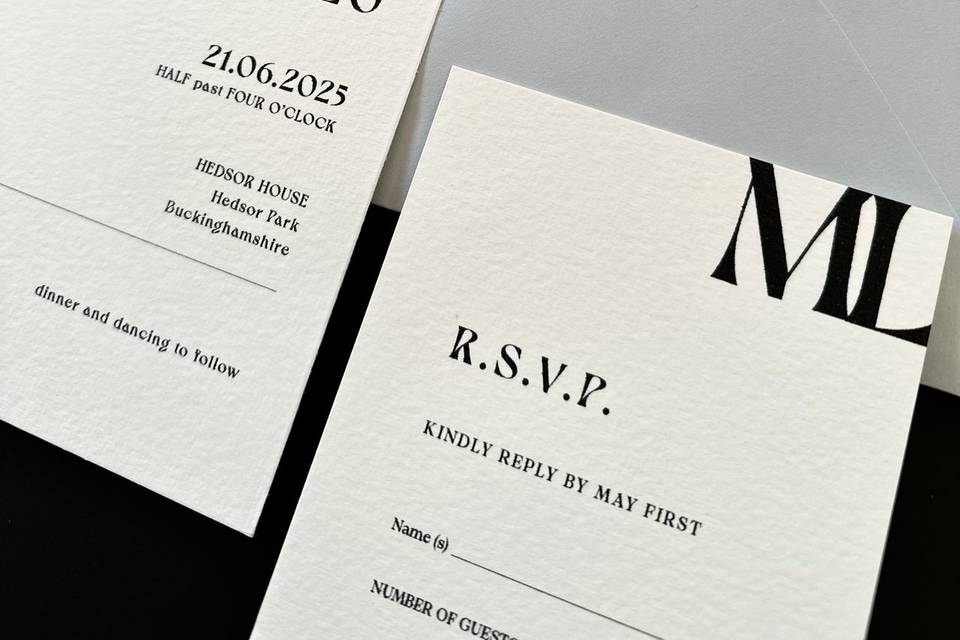 Invitation suit
