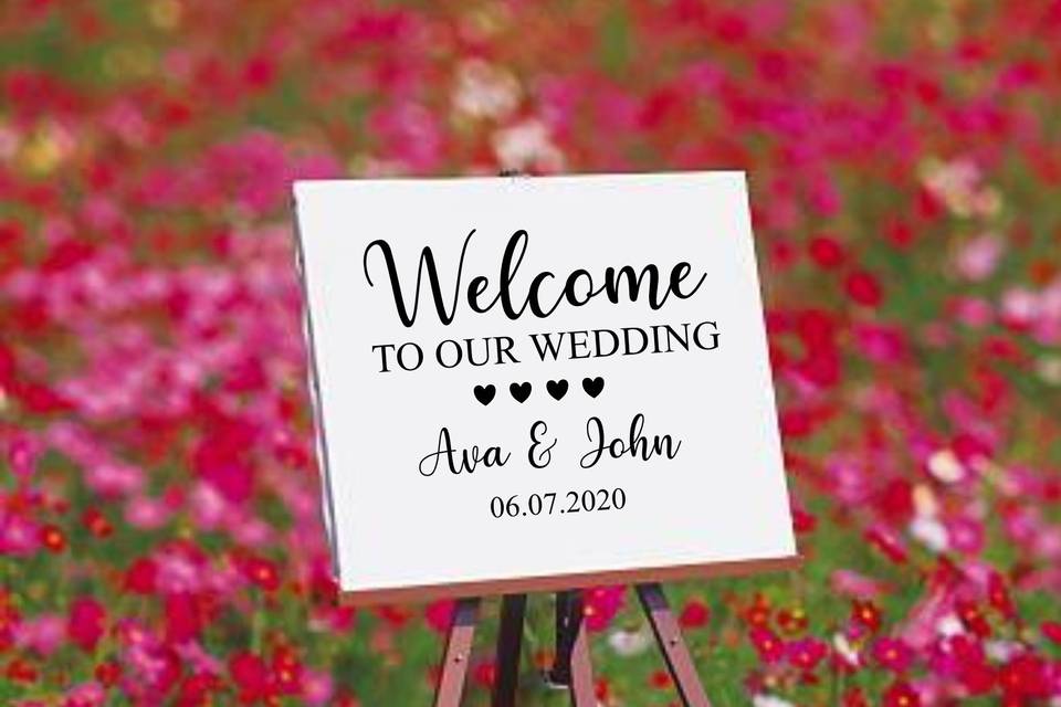 Welcome wedding