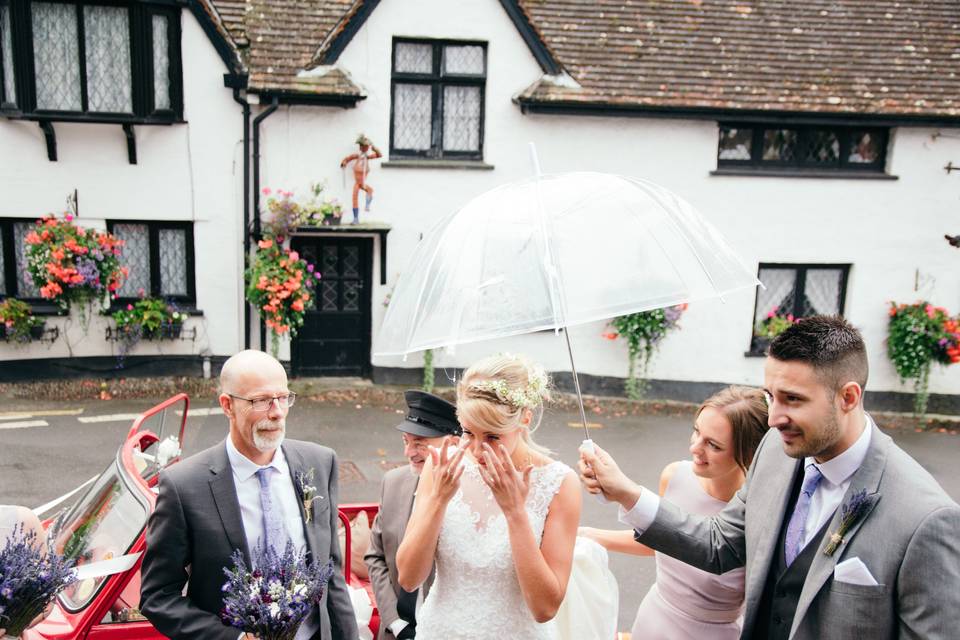 Bride Arriving