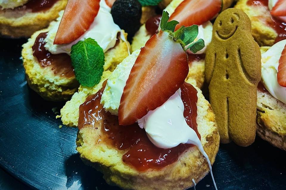 Scone platter