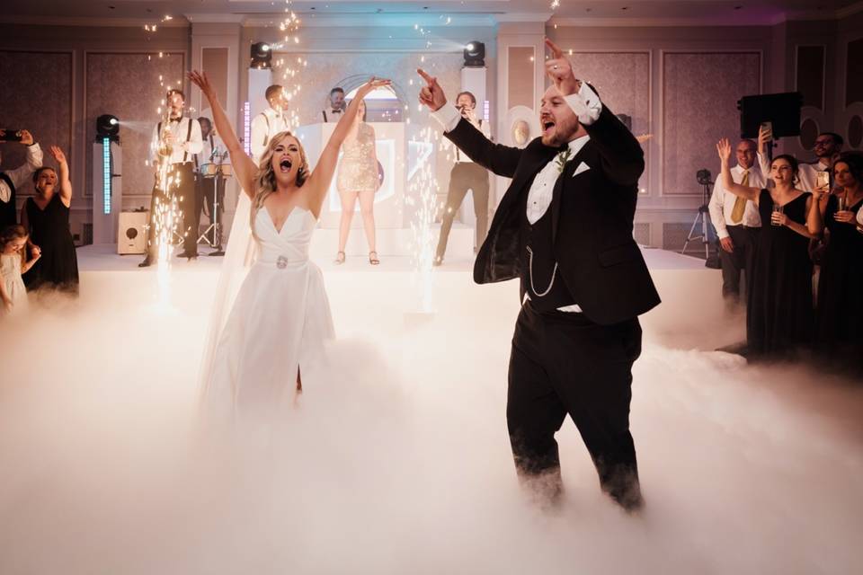 First Dance, Sparks & Dry Ice