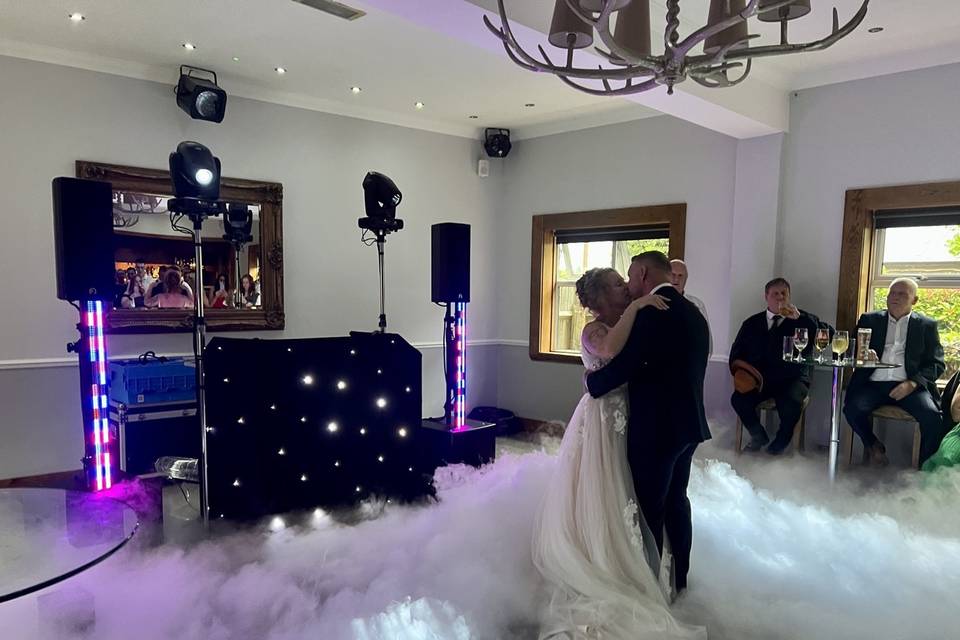 First Dance with Dry Ice