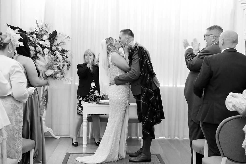 The first kiss