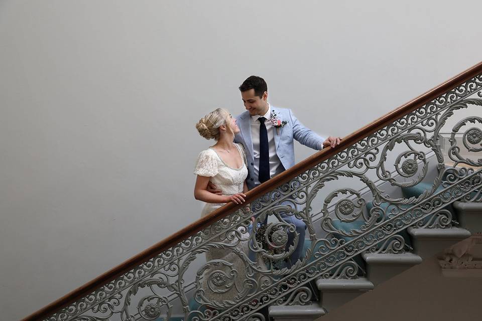 The stairs