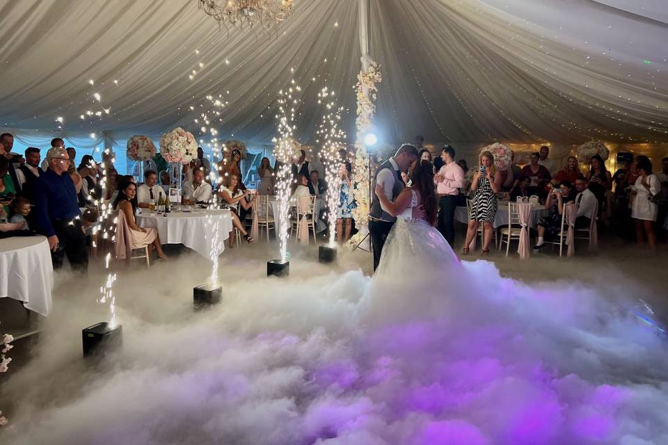 First Dance, Sparks & Dry Ice