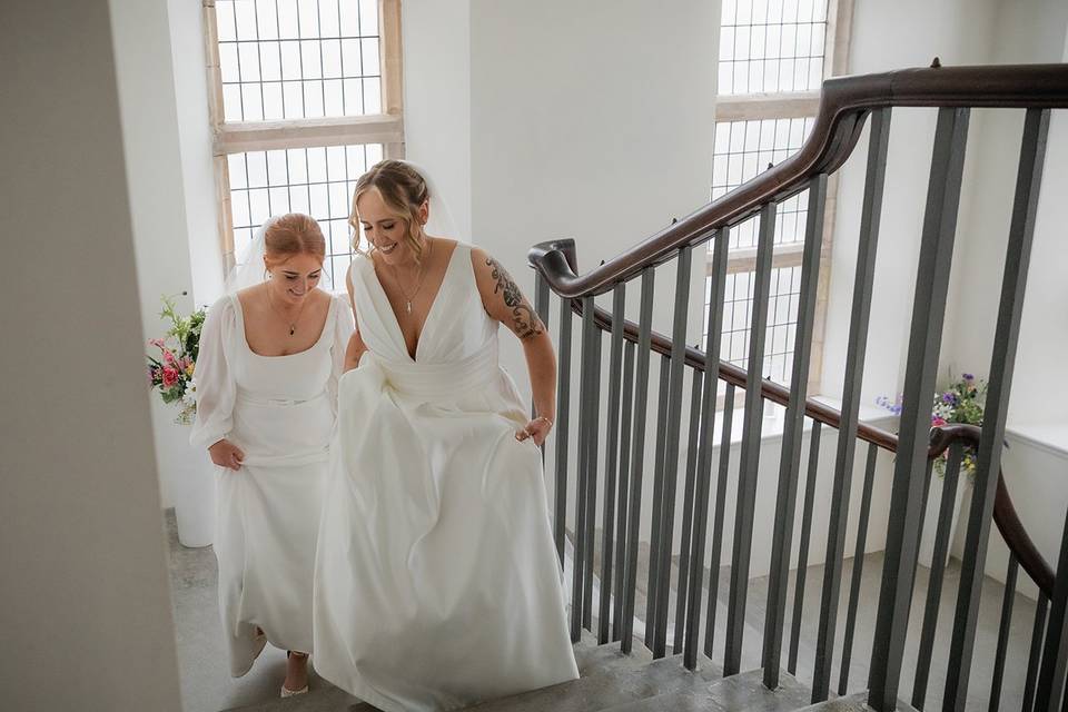The stairs