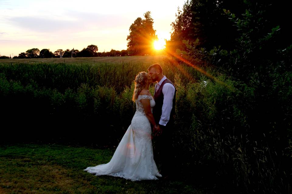 Sunset at Cranage Hall