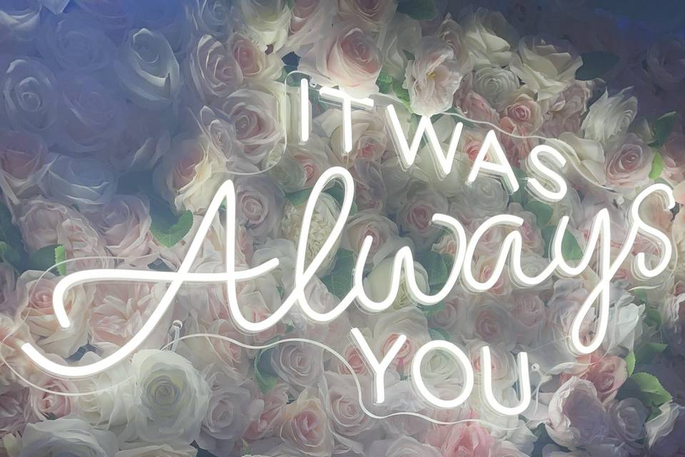 It was always you