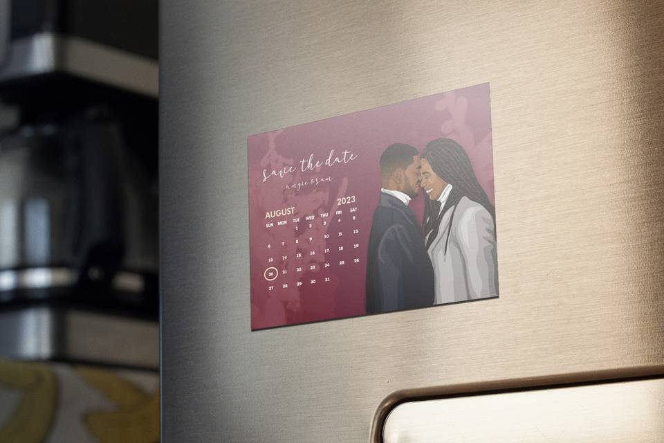 Magnetic Save the Date