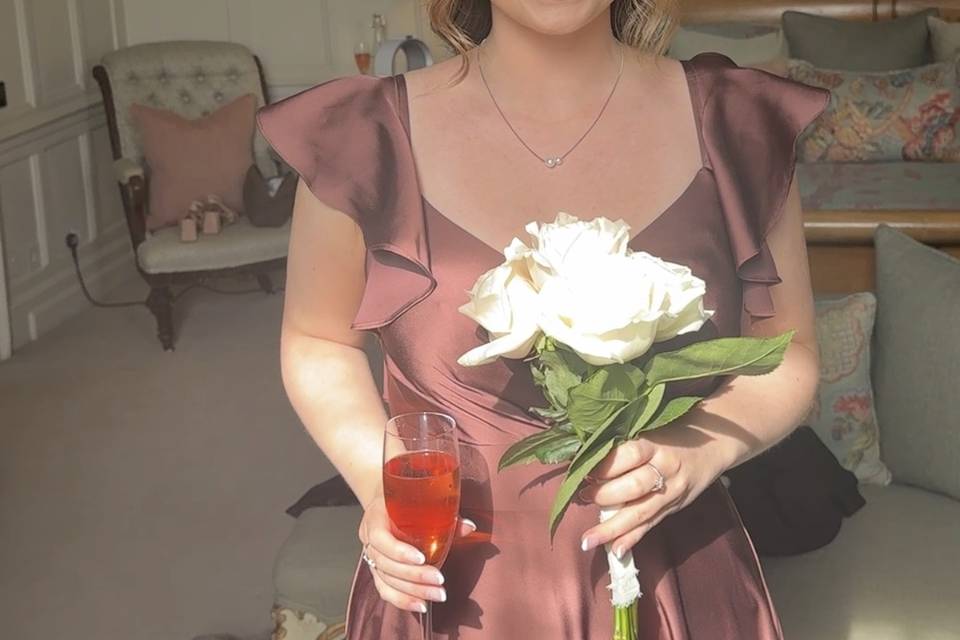 Bridesmaid beauty