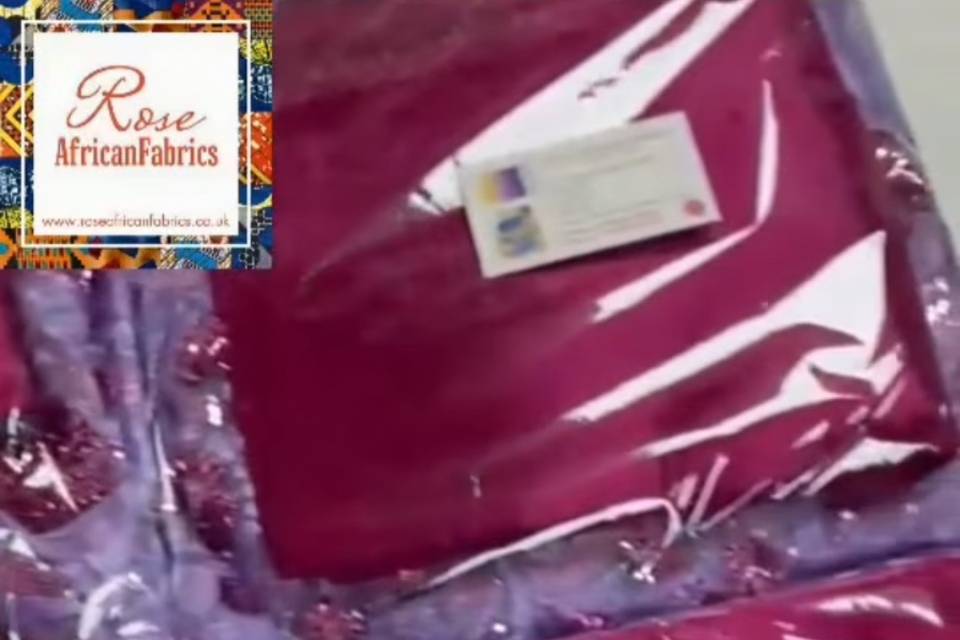 Aso Ebi packaged