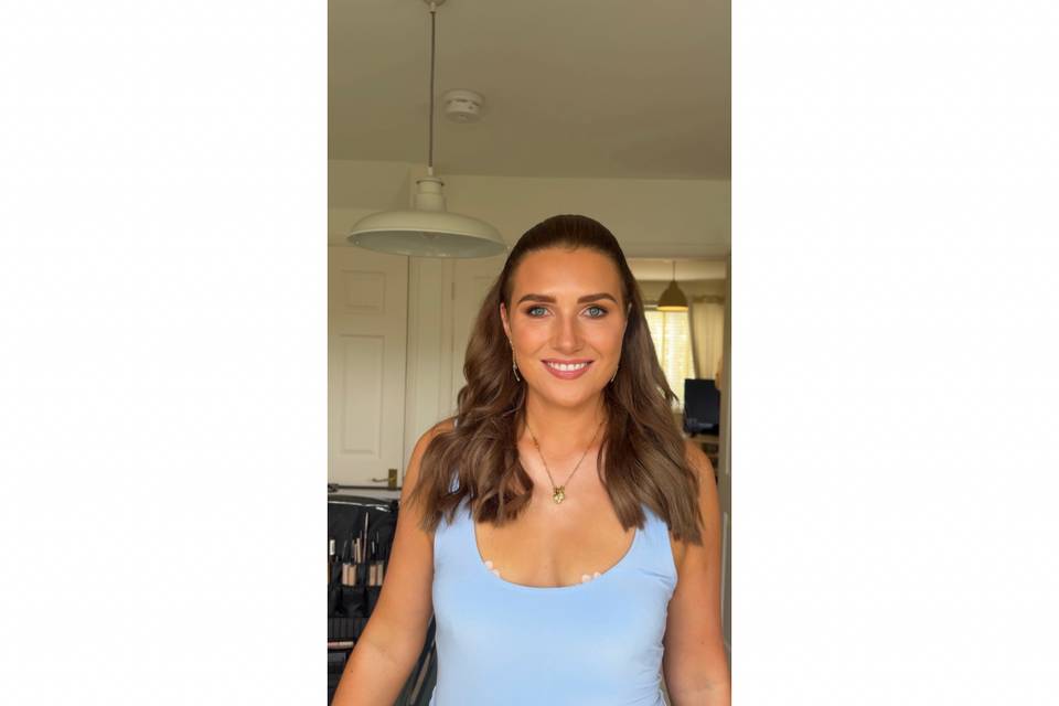 Wedding guest makeup