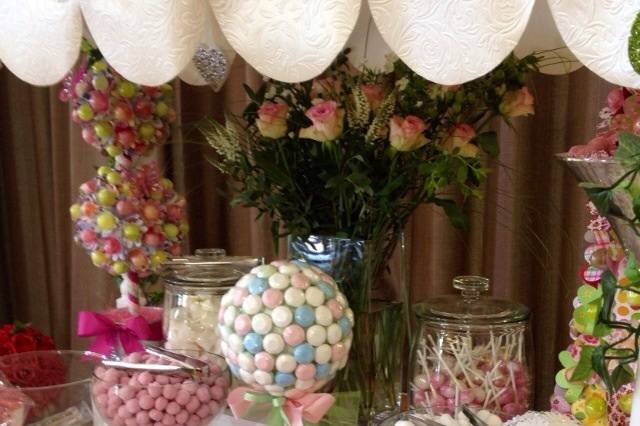 Candy buffet and double tree