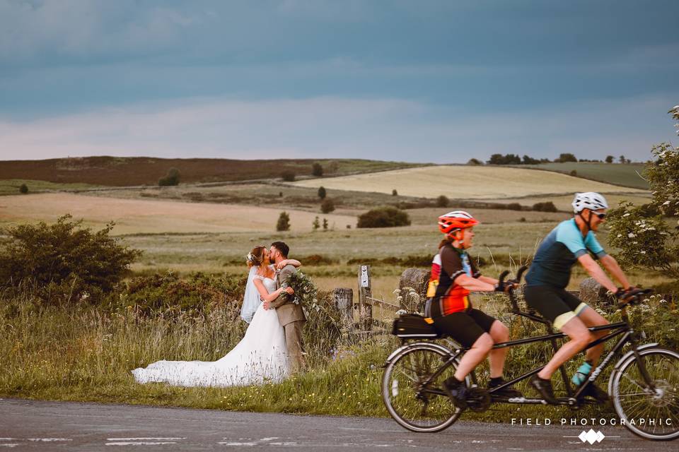 An out-take from our moorland shoot