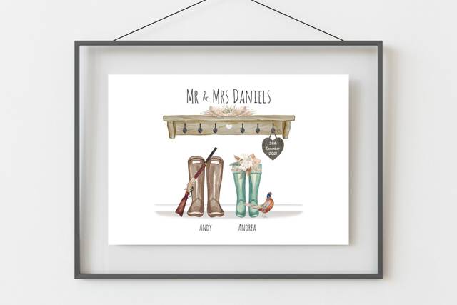 Country Wedding Print