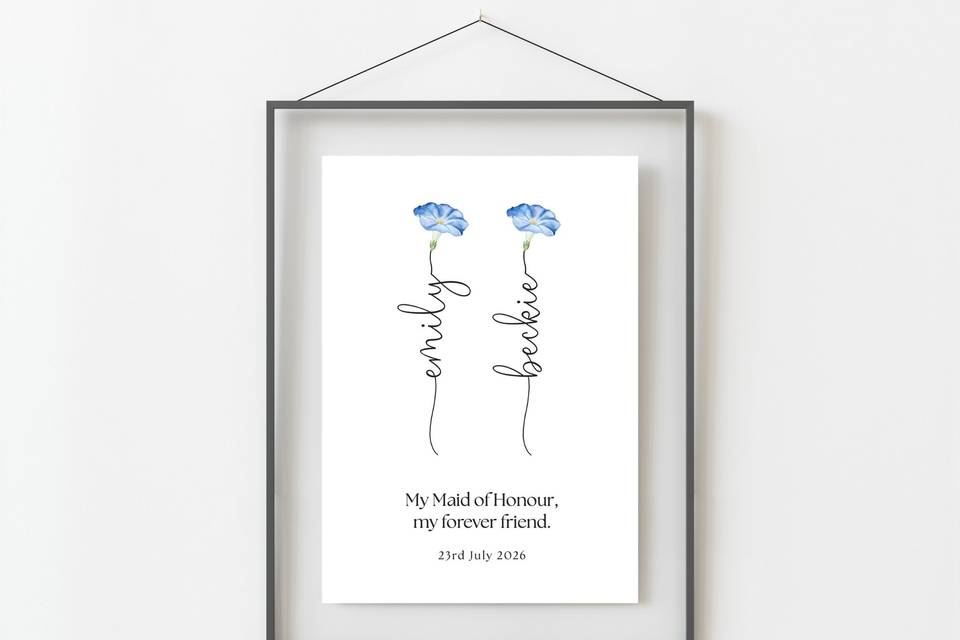 Maid of Honour/Bridesmaid gift