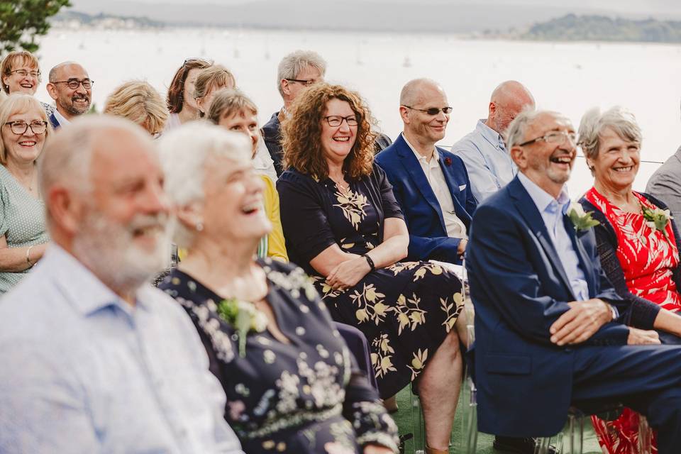 Seaside ceremony