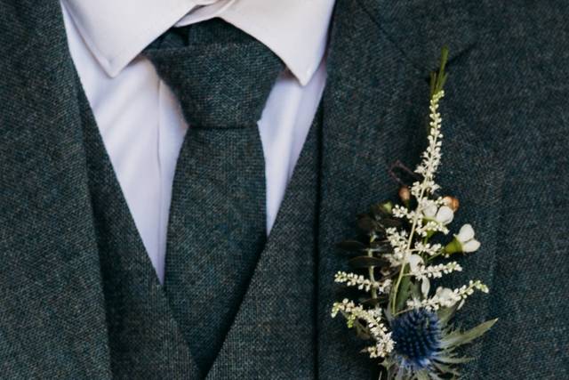 Thistle Buttonhole