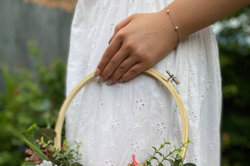 Flower girl Hoop