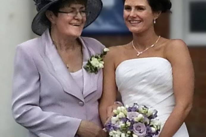 Mum and bride