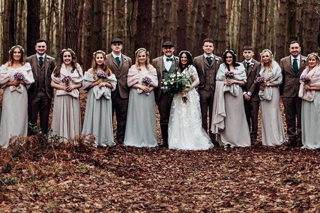 Wedding in the woods