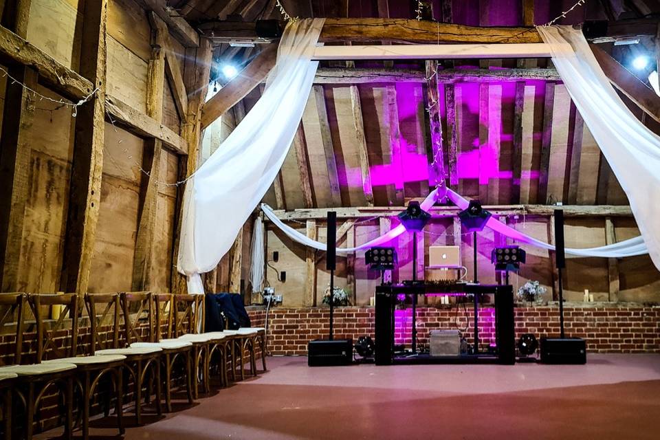Rustic venue