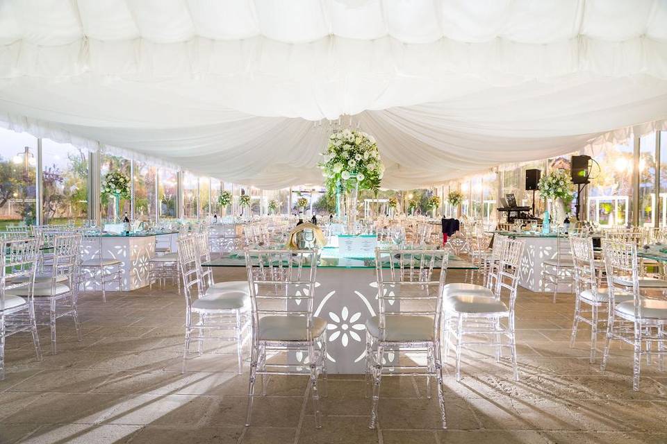 The Gazebo interior detail