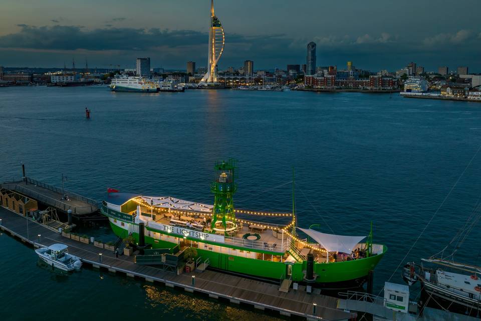 The Lightship at Haslar Marina