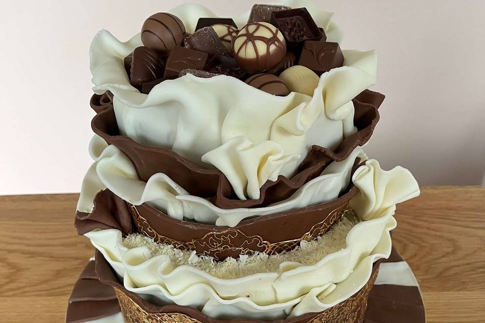 2 tier chocolate overload cake