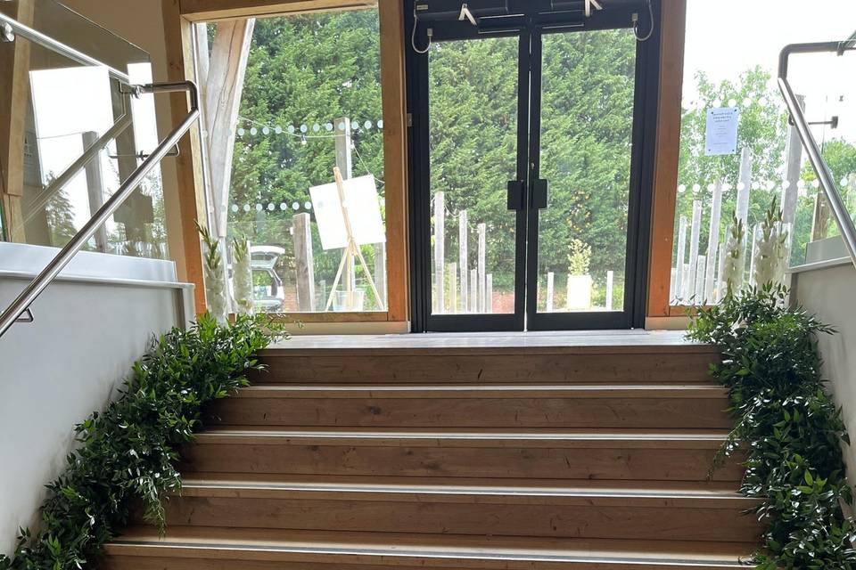 Foliage stairs design