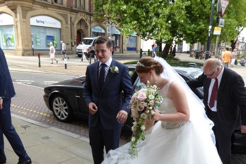 Bride & Groom's arrival