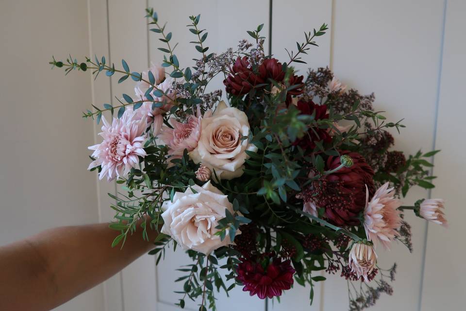 Garden rose bouquet